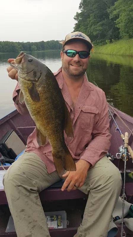 Smallmouth Bass in St. Croix River, MN